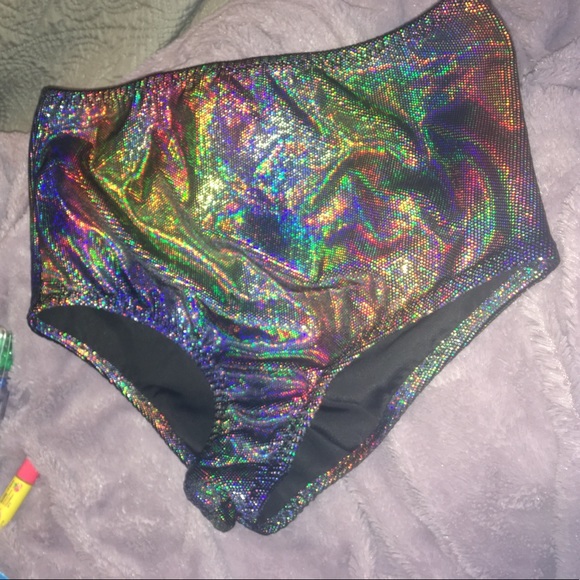 iHeartRaves Other - Rainbow dragon rave booty shorts